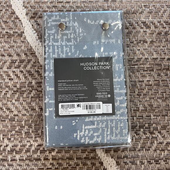 Hudson Park Collection Standard Sham - Faded Geo - Picture 4 of 5